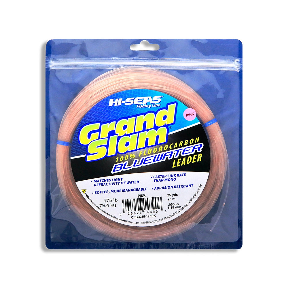 American Fishing Wire Grand Slam Bluewater Leaders-Line & Leader-American Fishing Wire-25yd-175lb-Pink-Tackle World