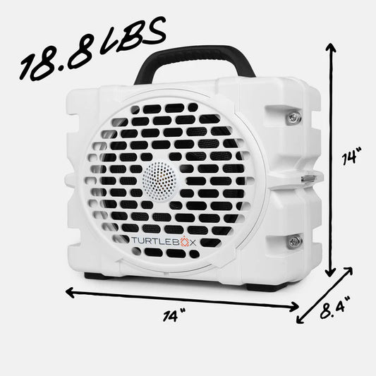 Turtlebox Grande Speaker-Accessories-Turtlebox-White-Tackle World