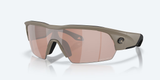 Costa Pilothouse Pro Polarized Sunglasses-Sunglasses-Costa-Matte Sand Frame w/ Copper Silver Mirror 580P-Tackle World