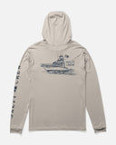 Salty Crew On Board Hood Sunshirt-Apparel-Salty Crew-Natural-S-Tackle World