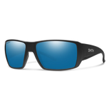 Smith Guide Choice XL Polarized Sunglasses-Sunglasses-Smith-Matte Black Frame w/ Blue Mirror-Tackle World