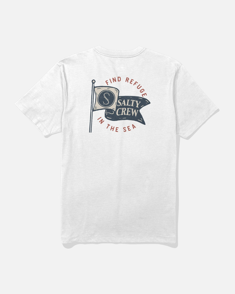 Salty Crew Wavey Crew Tees-Apparel-Salty Crew-White-M-Tackle World