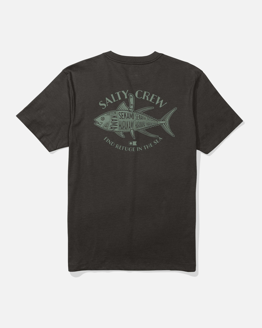 Salty Crew Omakase Crew Tees-Apparel-Salty Crew-Black-M-Tackle World