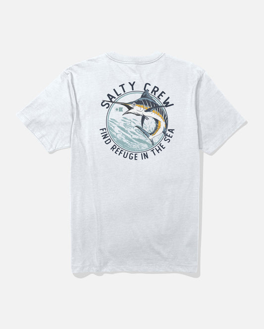 Salty Crew Schooled Crew Tees-Apparel-Salty Crew-White-M-Tackle World
