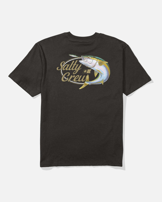 Salty Crew Yellowtail Classic Tees-Apparel-Salty Crew-Black-M-Tackle World