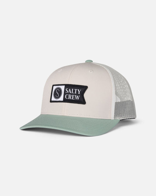 Salty Crew Pinnacle 2 Retro Trucker Hats-Apparel-Salty Crew-Birch Jade-O/S-Tackle World