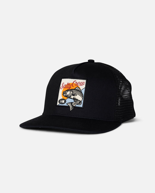 Salty Crew Striper Trucker Hats-Apparel-Salty Crew-Black-O/S-Tackle World