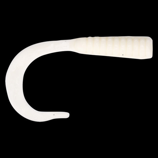 Fishbites Fight Club 5" Dirty Boxer Curly Tails-Lures-Fishbites-White Knuckle-Tackle World