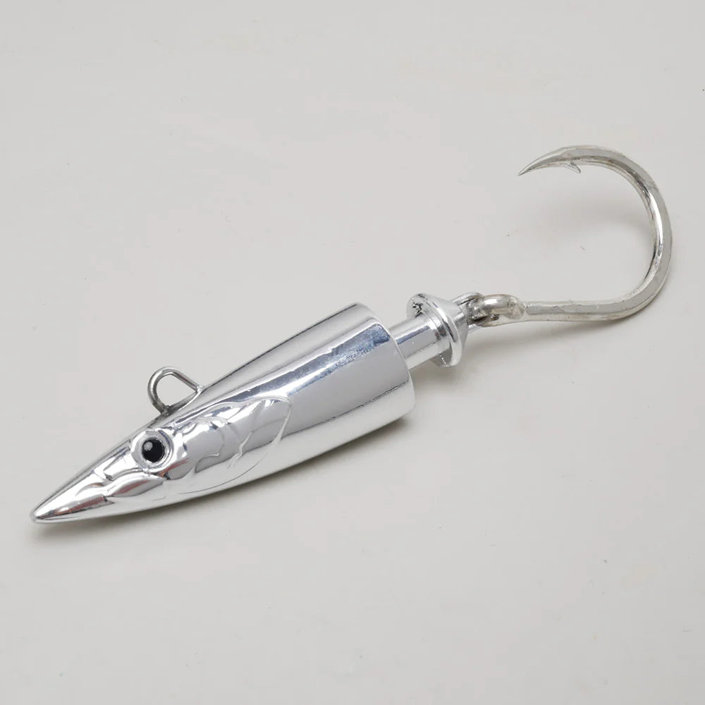 UVT Fishing The Chief Jig Heads-Lures-UVT Fishing-1.5oz-Chrome-Tackle World