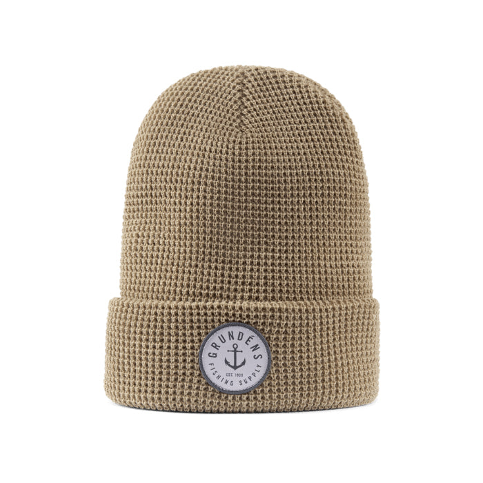 Grundens Anchor Waffle Beanie-Apparel-Grundens-Clay-Tackle World