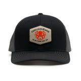 Grundens Kracken Trucker 312 Hat-Apparel-Grundens-Black/Charcoal-Tackle World