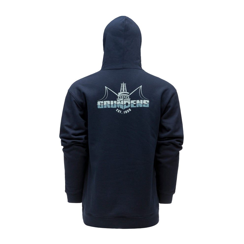 Grundens Logo Boat Hoodie-Apparel-Grundens-Tackle World