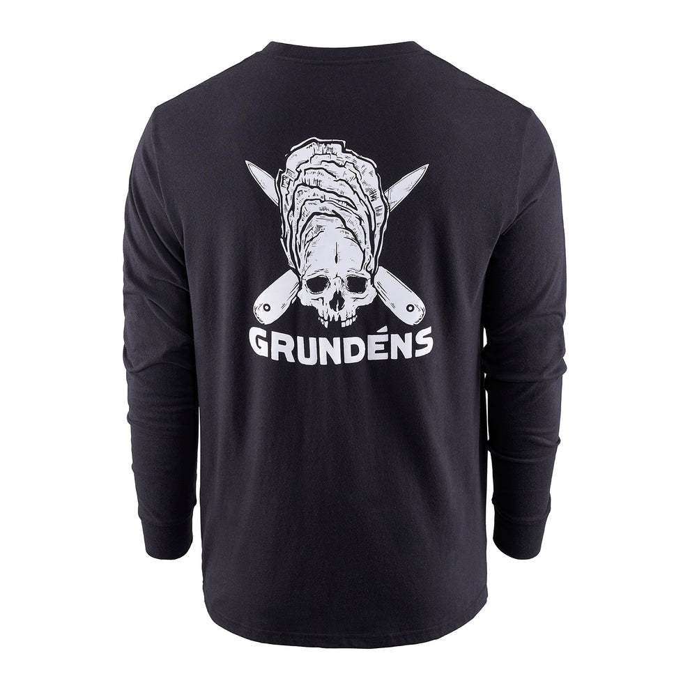 Grundens Zero Shucks Long Sleeve T-Shirt-Apparel-Grundens-Black-M-Tackle World