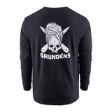 Grundens Zero Shucks Long Sleeve T-Shirt-Apparel-Grundens-Black-M-Tackle World