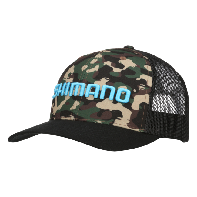 Shimano Printed Trucker Cap-Apparel-Shimano-One Size Fits All-Camo-Tackle World