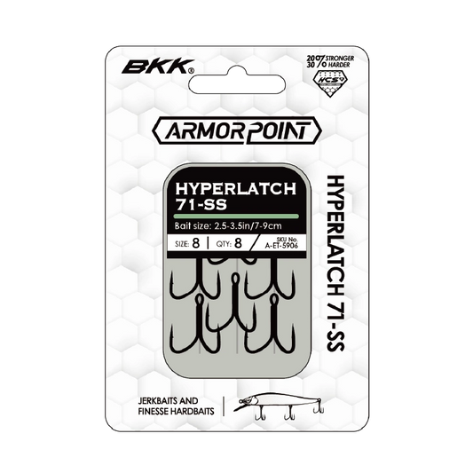BKK Armorpoint-Hyperlatch Treble Hooks-Terminal Tackle-BKK-Tackle World