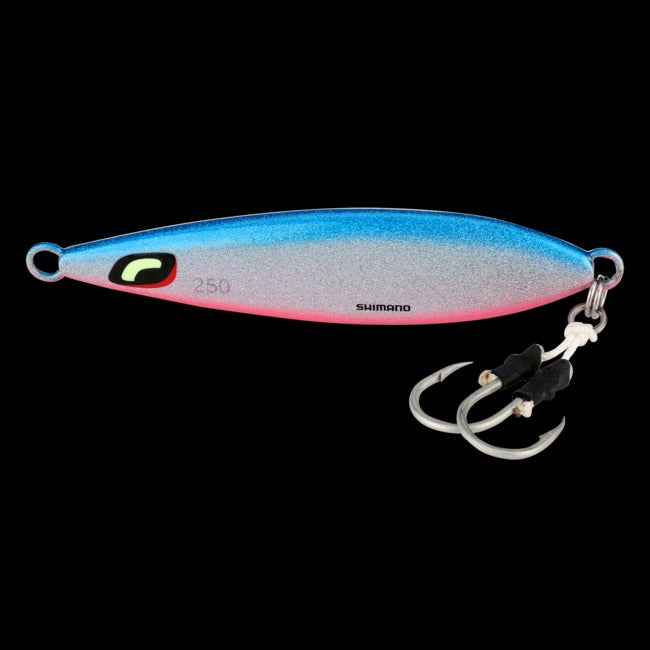 butterfly hooks fishing Shimano Butterfly Wing-Fall Jigs, 100g / Blue Sardine