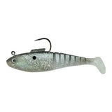 Egret Baits-Vudu Vudu Saltwater Shad Softbaits-Lures-Egret Baits-Vudu-Length: 3" - Weight: 1/4oz 3pk-Silver Mullet-Tackle World