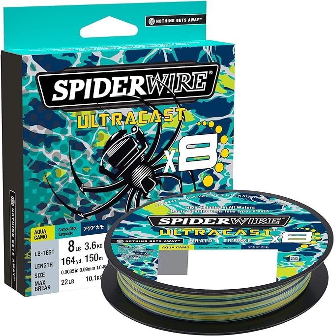 Spiderwire Ultracast Braid Aqua Camo 30lb 164yd