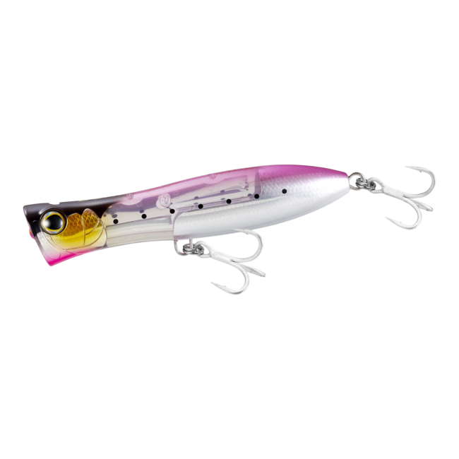 dip can fishing lure Shimano Ocea Bomb Dip Flash Boost Popper Pink Back
