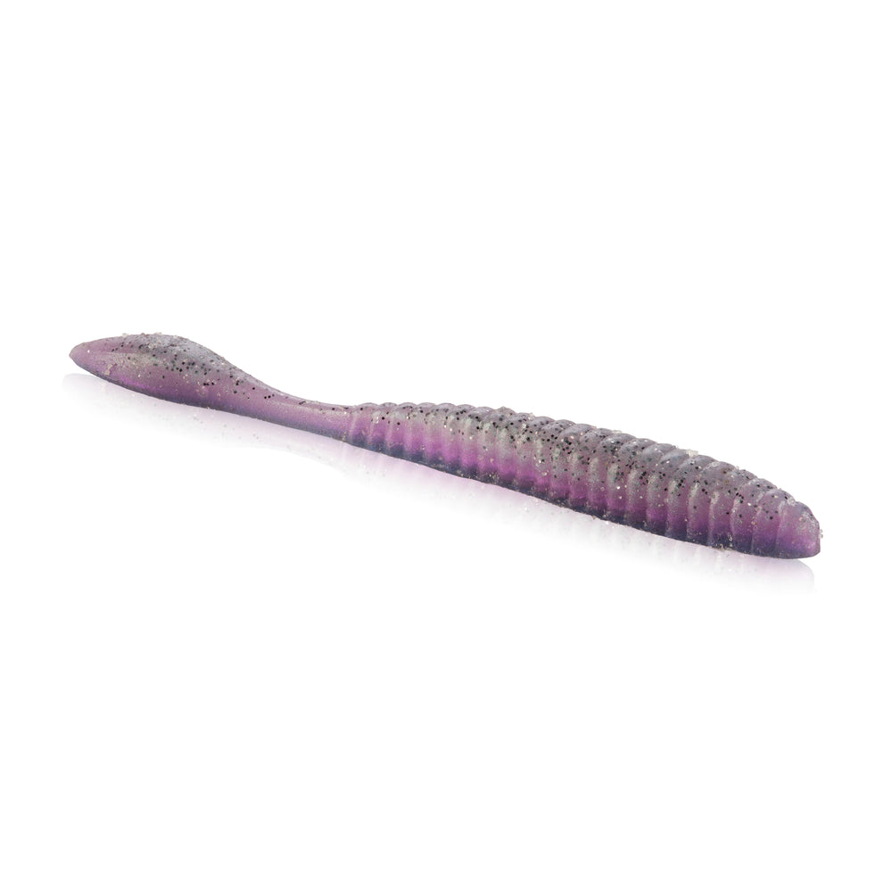 Berkley Lab Series Flat Worm Soft Plastics-Lures-Berkley-Length 3.6" - Pack Size 10pk-Prism Shad-Tackle World