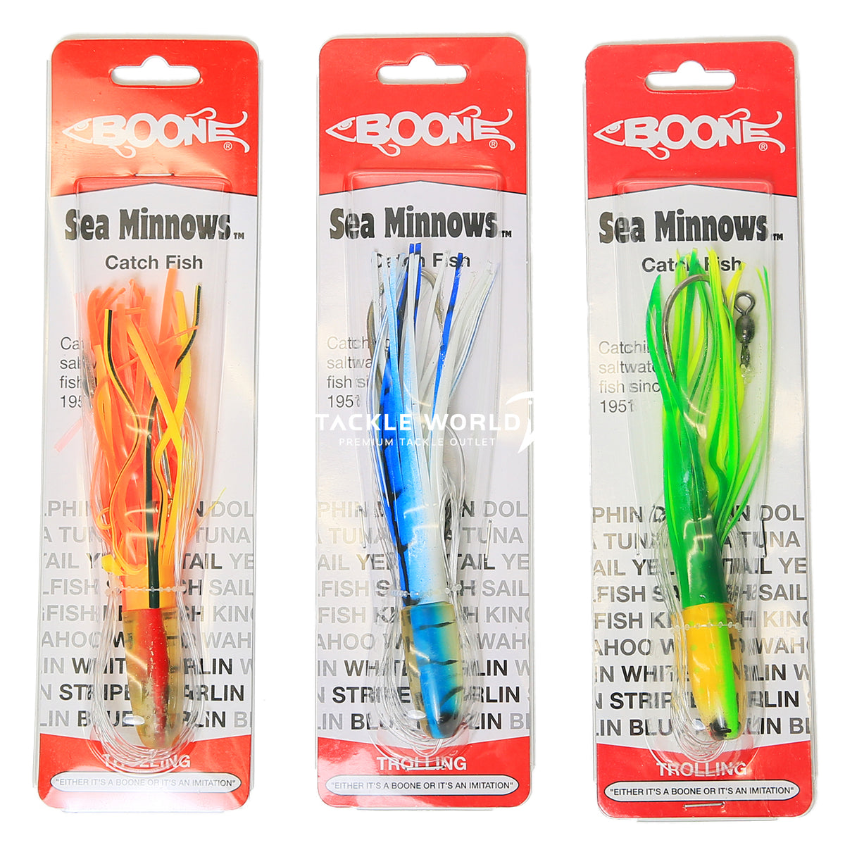 boone bait company fishing lures &amp Assorted 6pk Dolphin / Sea Minnow Kit Cedar Trail Telescopic Fishing Tuna Treat can be c4 Model:746CB (7'4