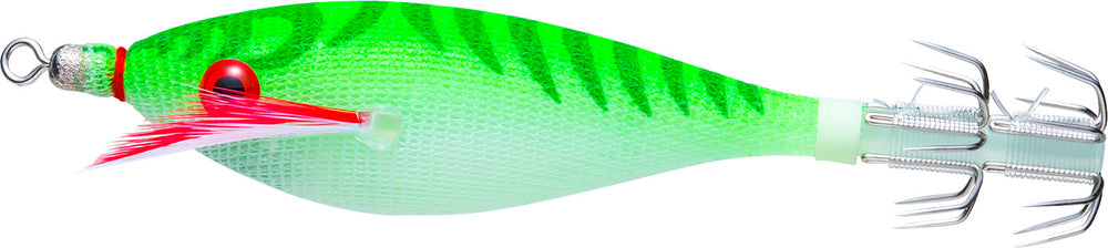 Yo-Zuri 2026 A1872 Ultra Cloth M2 SSSS Squid Jigs-Lures-Yo-Zuri-Length: 2-3/4" - Weight: 1/8oz-Luminous Green-Tackle World