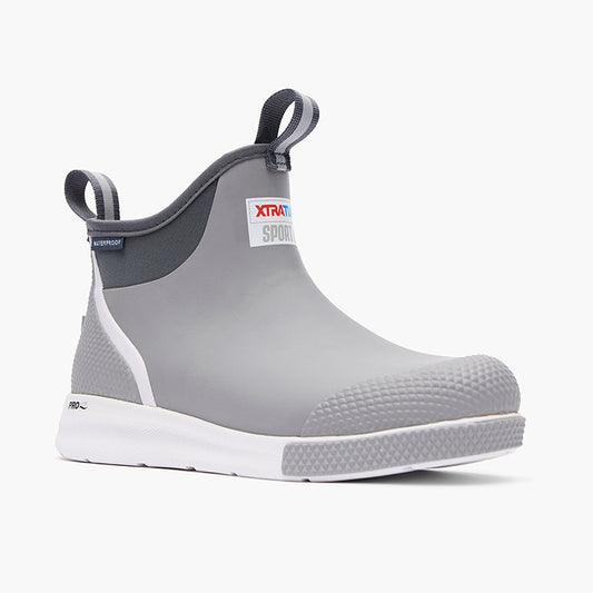Xtratuf Men's Sport 6" Ankle Deck Boots-Apparel-Xtratuf-Grey-9-Tackle World