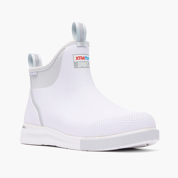 Xtratuf Men's Sport 6" Ankle Deck Boots-Apparel-Xtratuf-White-9-Tackle World