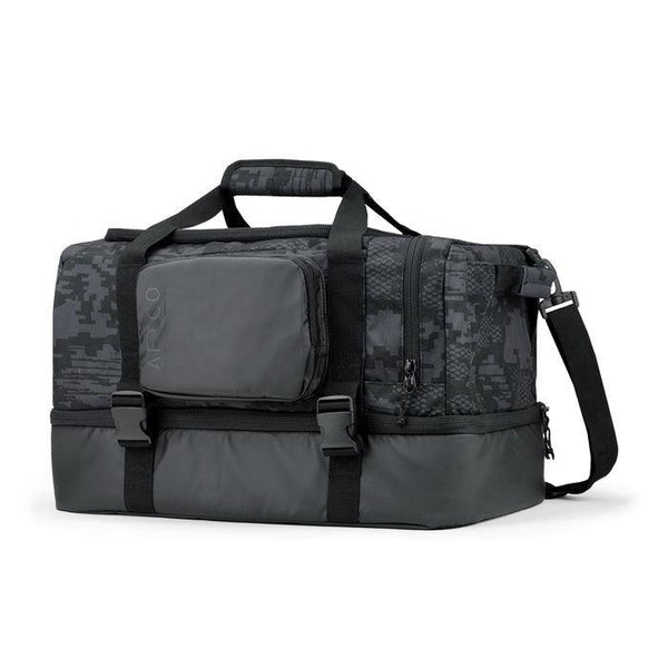 aftco 3700 tackle bag AFTCO Overnight Bag Black Digi Camo – Tackle World