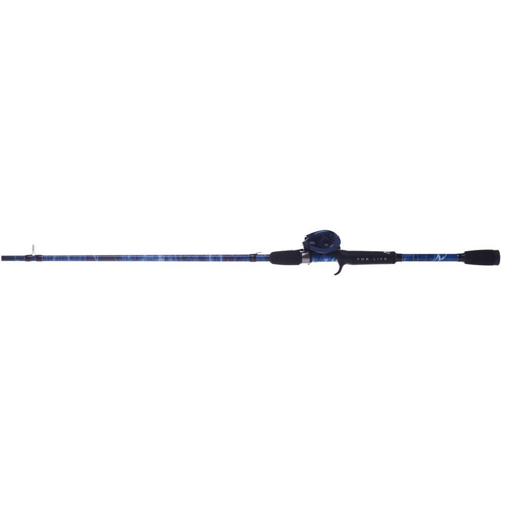Abu Garcia Blue Max Low Profile 7' Baitcast Reel and Fishing Rod