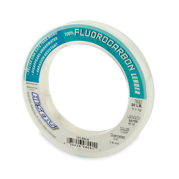 American Fishing Wire 100% Fluorocarbon Leader-Line & Leader-American Fishing Wire-50yd-20lb-Tackle World