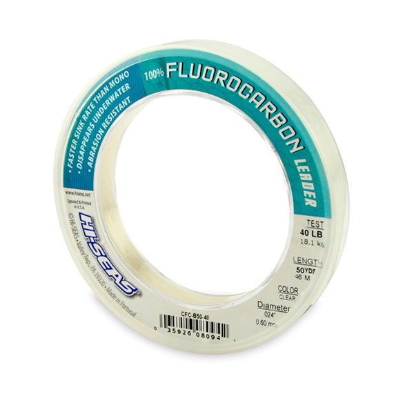 American Fishing Wire 100% Fluorocarbon Leader-Line & Leader-American Fishing Wire-50yd-40lb-Tackle World