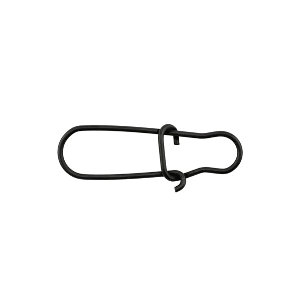 American Fishing Wire Brass Duo Lock Snaps-Terminal Tackle-American Fishing Wire-150 lb-12pcs-Black-Tackle World
