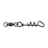 American Fishing Wire Stainless Steel Ball Bearing Dredge Swivel with Stainless Steel Corkscrew Snap-Terminal Tackle-American Fishing Wire-1000lb-Tackle World