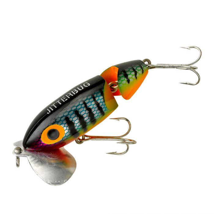 Arbogast Jointed Jitterbug Frog White Belly