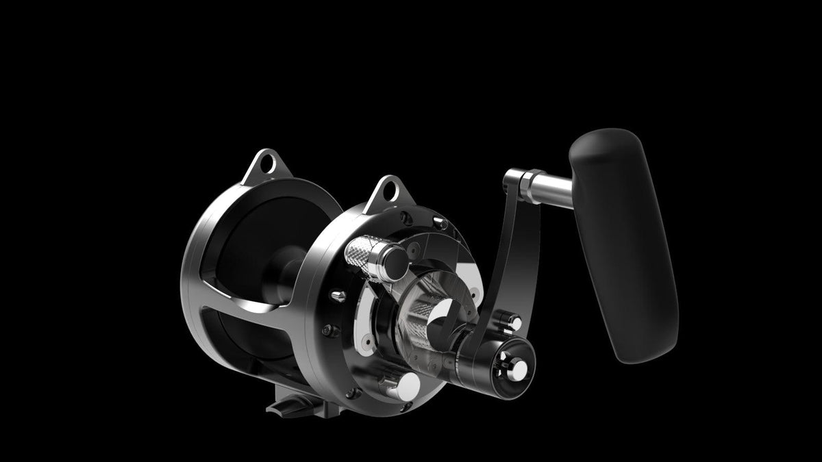 Avet EXW 30/2 Two-Speed Lever Drag Big Game Reels Silver Left-Hand
