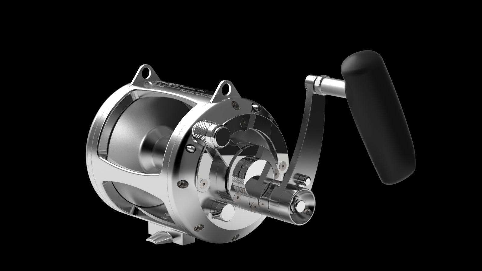 Avet EXW 50/2 2-Speed Lever Drag Reels Silver