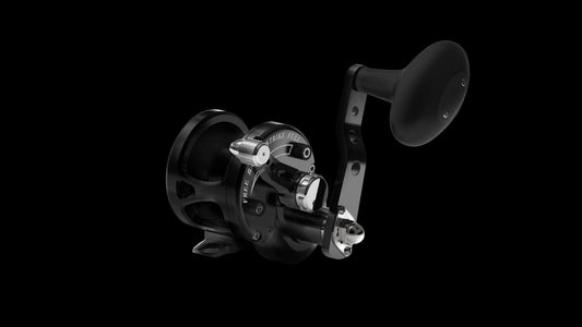 Avet SXJ G2 Single Speed Lever Drag Reels (Non-MC)-Reel-Avet-Without Glide Plate-Black-Tackle World