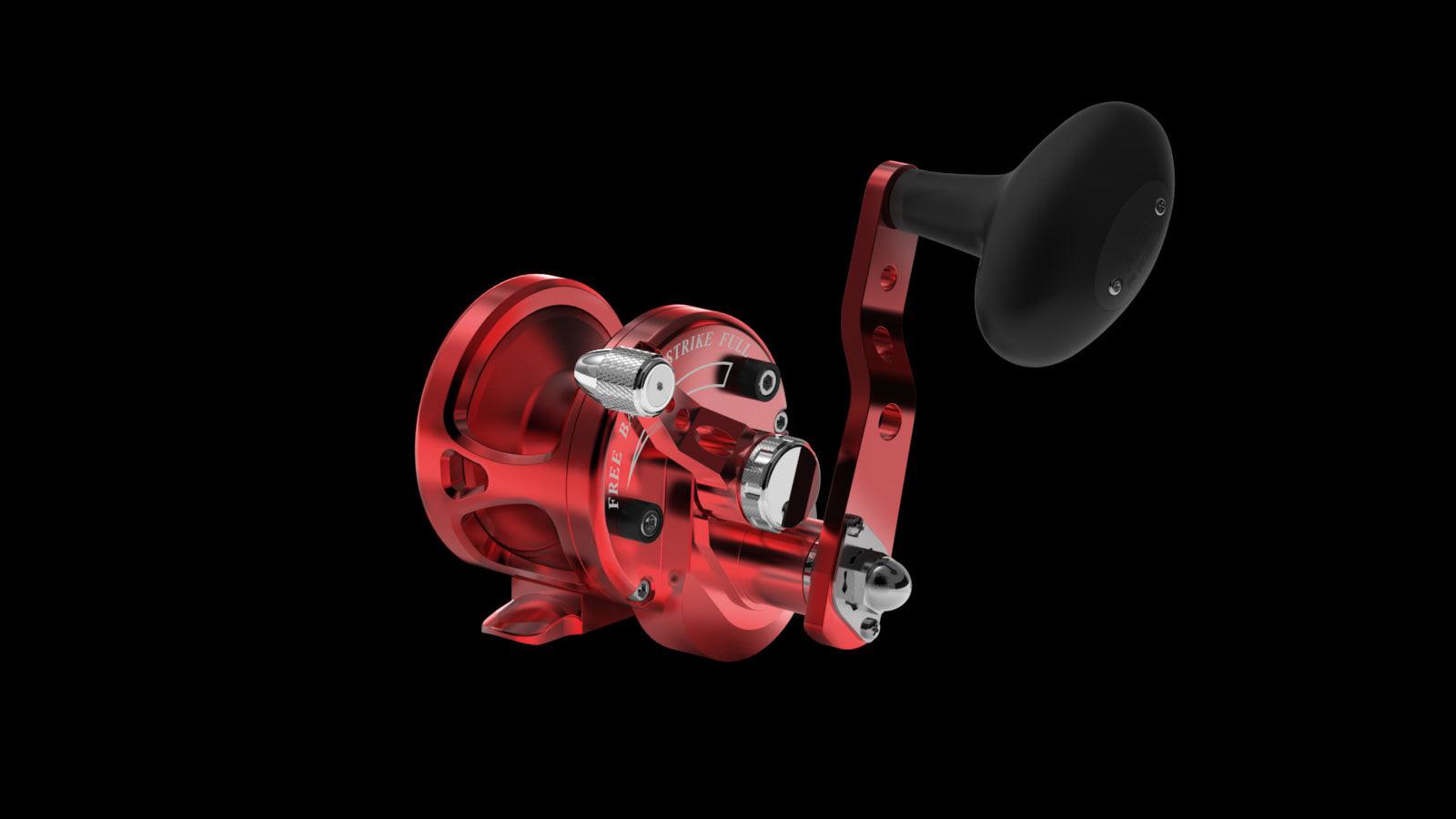 Avet SXJ G2 Single Speed Lever Drag Reels (Non-MC)-Reel-Avet-Without Glide Plate-Red-Tackle World