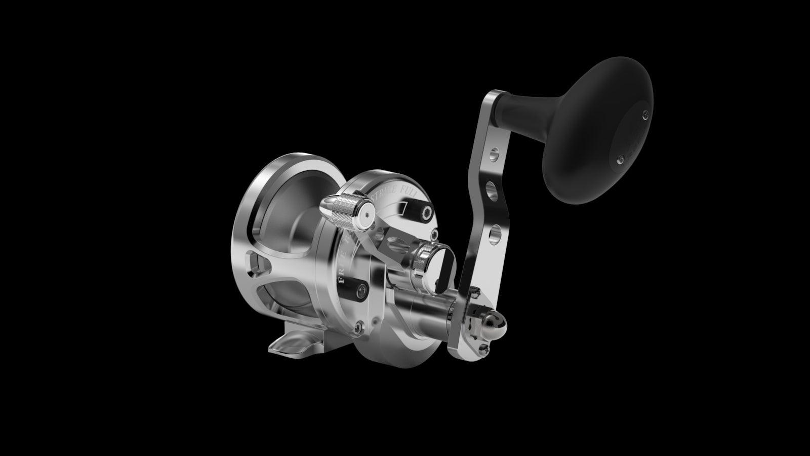 Avet SXJ G2 Single Speed Lever Drag Reels (Non-MC)-Reel-Avet-Without Glide Plate-Silver (Right Hand Retrieve)-Tackle World