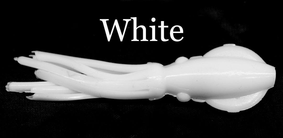 b2 squid fishing lures Rods | Reels | Power Handles | Knobs | Lures | Apparel | Accessories White / Length: 3"