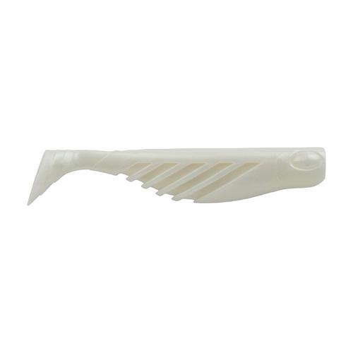 Berkley Gulp! Saltwater Ripple Mullet-Lures-Berkley-Length 3" - Pack Size 5pk-Pearl White-Tackle World