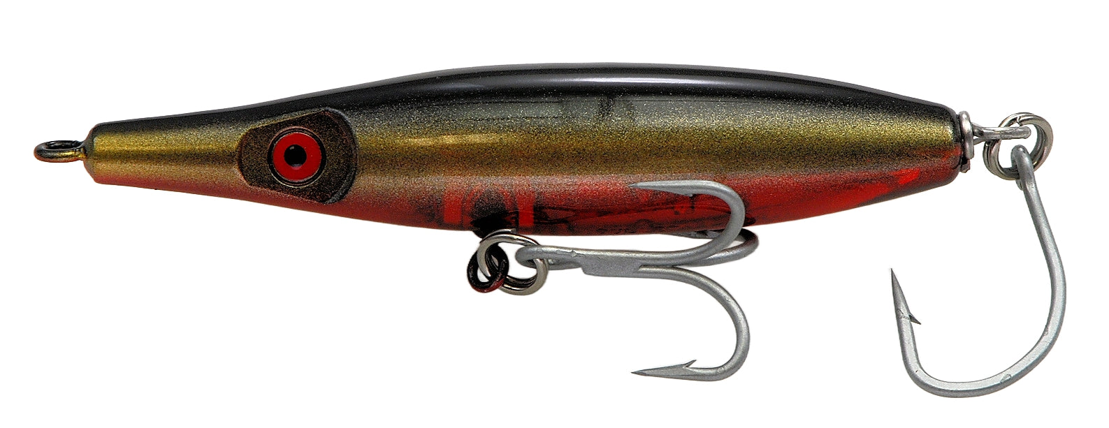 Super Strike Bullet Heavy Stubby Needlefish Lures-Lures-Super Strike Lures-Length: 4.5" - Weight: 2 1/2oz-Golden Massacre-Tackle World