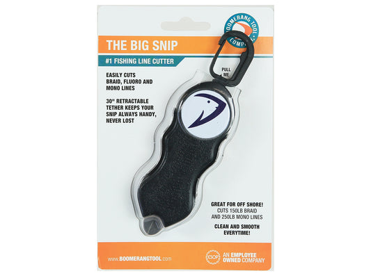 Boomerang x Tackle World Logo The Big Snip Retractable Line Cutter