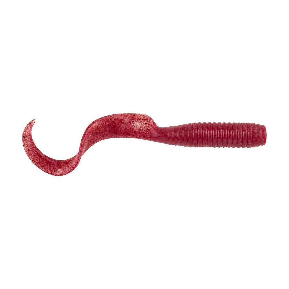 🎁 Berkley Buy 1 Get 1 Free Saltwater Grub Soft Baits *Final Sale* (100% off)-Berkley-5" 4pk Clear Red Fleck-Tackle World