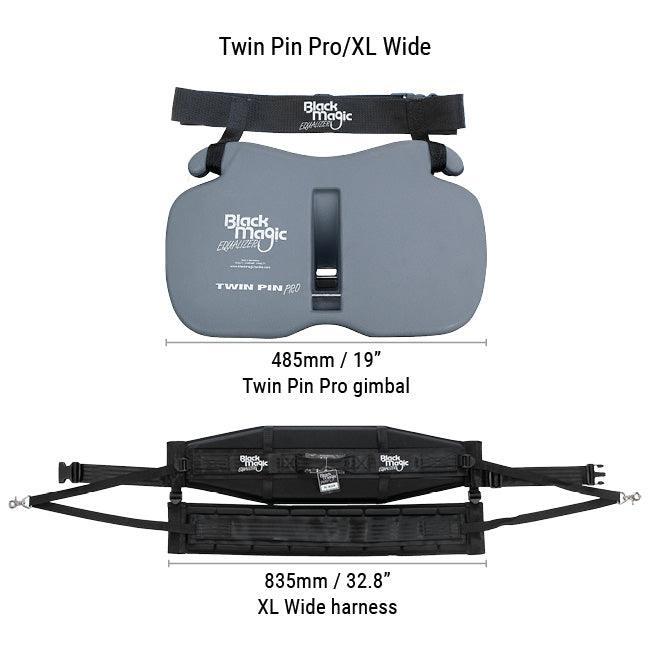 Black Magic Tackle Twin Pin Pro Equalizer Harness and Gimbal Set