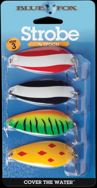 blue fox fishing lures 5 Classic Vibrax Foxtail-Firetiger honored and time Used Blue Fox Super Vibrax
