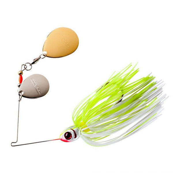 booyah dual blade spinners copper fishing lures BYSS38-613 Super Shad Spinnerbait, 3/8-Ounce, Chartreuse Glimmer, Model:BYSS38613 : Bait Traps : Sports & Outdoors winning spinnerbait designed for cool and murky water situations Booyah Blade Tandem Gold Shiner