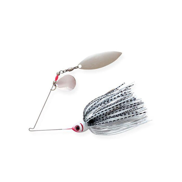 booyah dual blade spinners copper fishing lures Booyah Tandem Blade Spinnerbait 1/4 oz Perch